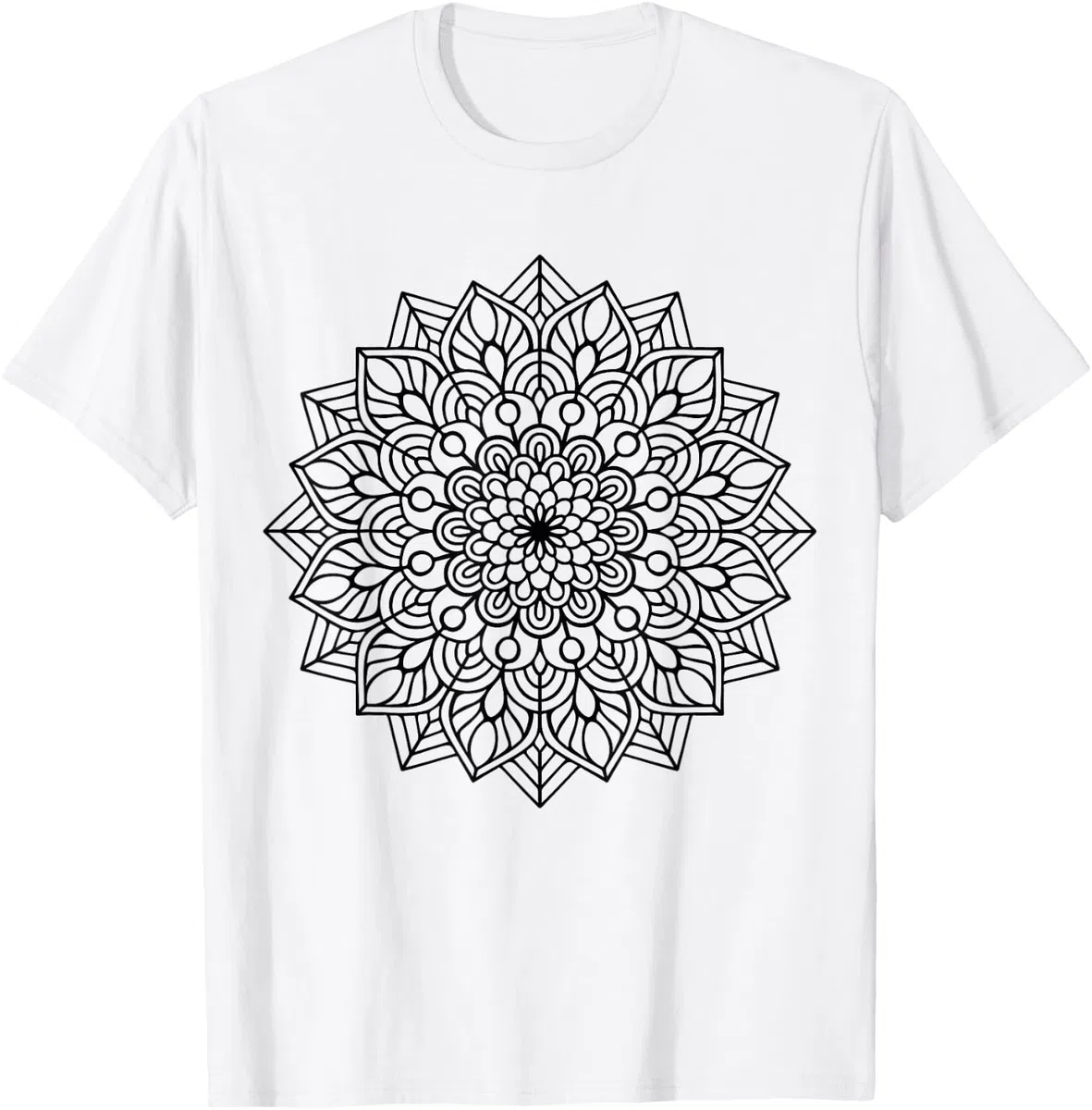 Mandala à peindre et colorier pour enfants T-Shirt