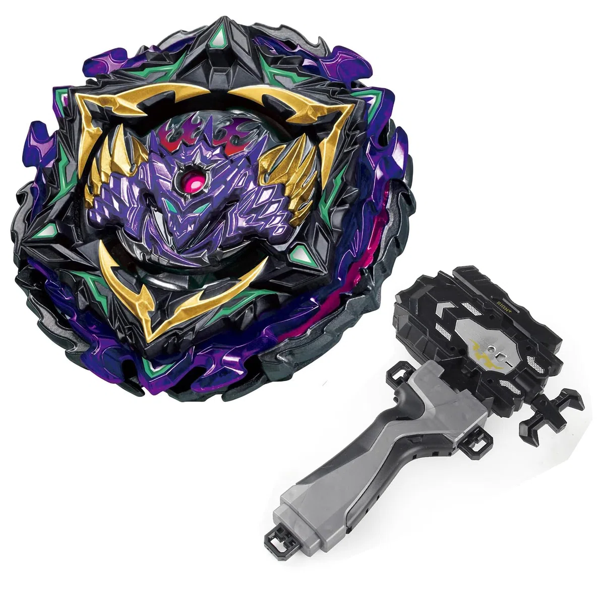 Gyros Toupies, Quadrive Metal Fusion avec Lanceur Starter Gyros de Combat Jouet Set B-175