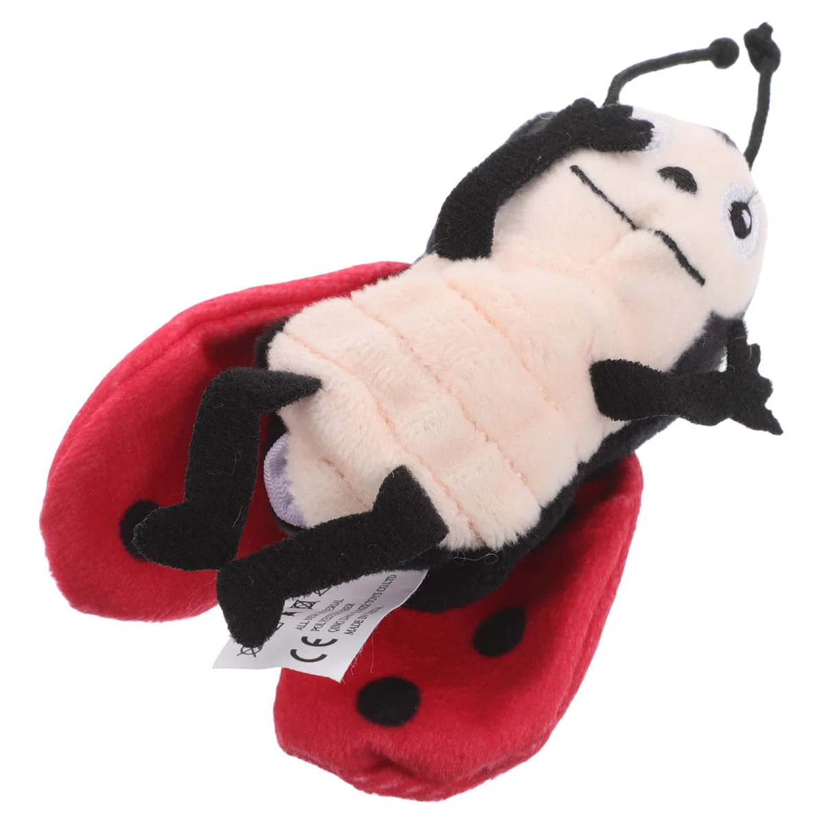 Toyvian Marionnettes à Doigts Peluche Mignonne Coccinelle, Apaisant pour Garçon et Filles, Fêtes et Activités de Narration