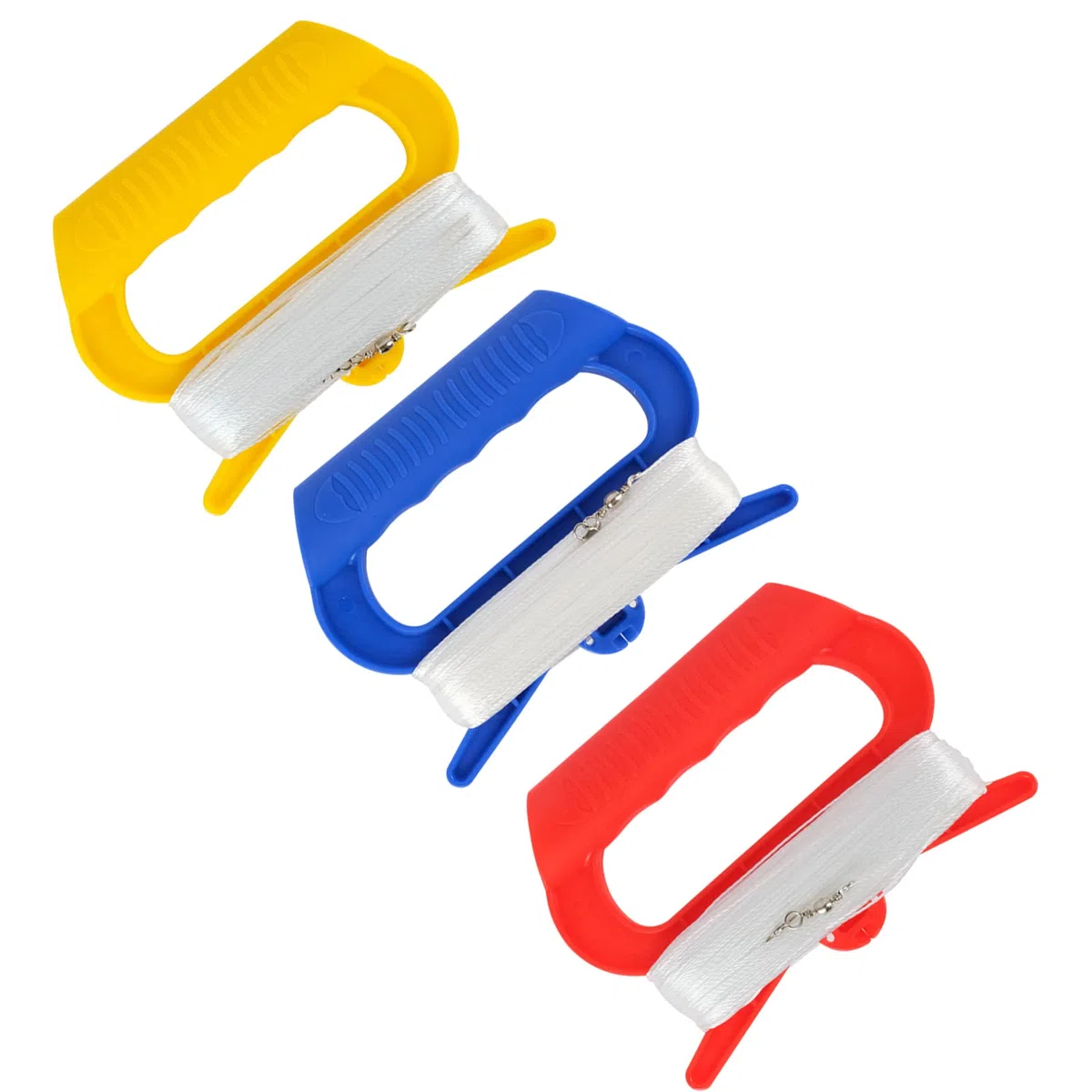 Simxkai Kite String with Handle for Kids, Line Spool for Kids & Adults,50lb×360ft Thread of Each Kite Reel(3 Pack)