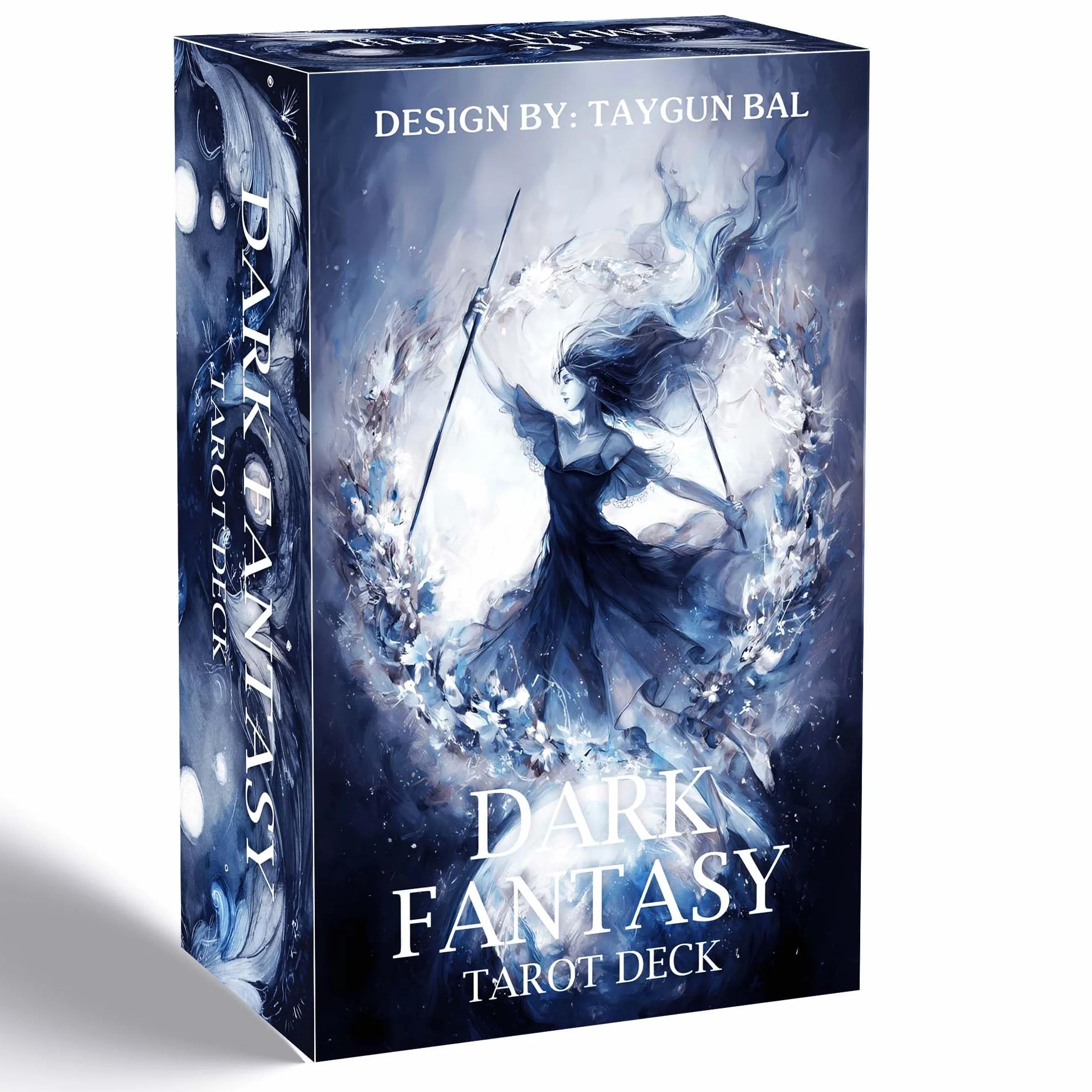 Dark Fantasy Tarot Deck, 78 cartes de tarot gothiques, jeu de divination ombre et lumière