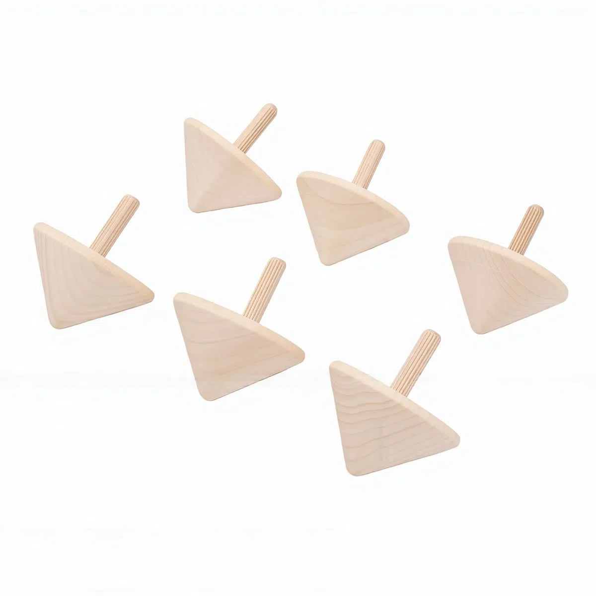 12 Pièces Toupies en Bois, Toupies en Bois nouveauté Maternelle Gyroscopes Jouets pour Les Tout-Petits Jeux Cadeaux d'anniversaire 12 Pièces en, inachevé