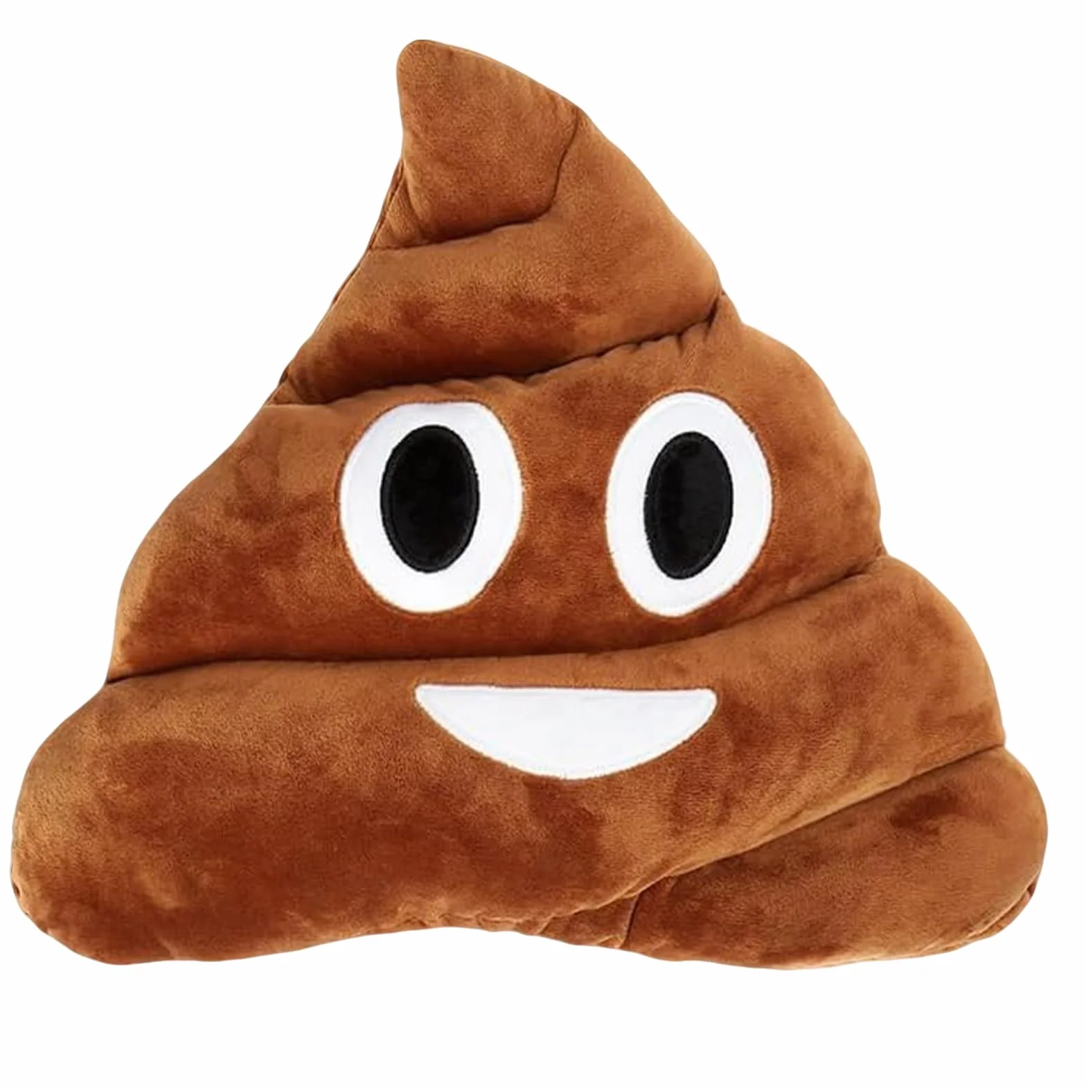Coussin en Peluche Caca 35cm, Jouet Poupée Émoticône Mignon, Cadeau Amusant