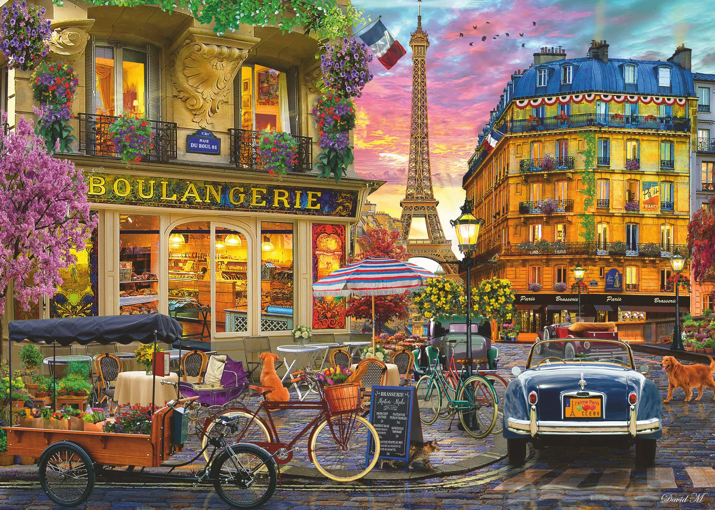 Ravensburger Puzzle Adulte 1000 pièces Les premières lueurs de Paris dès 14 Ans