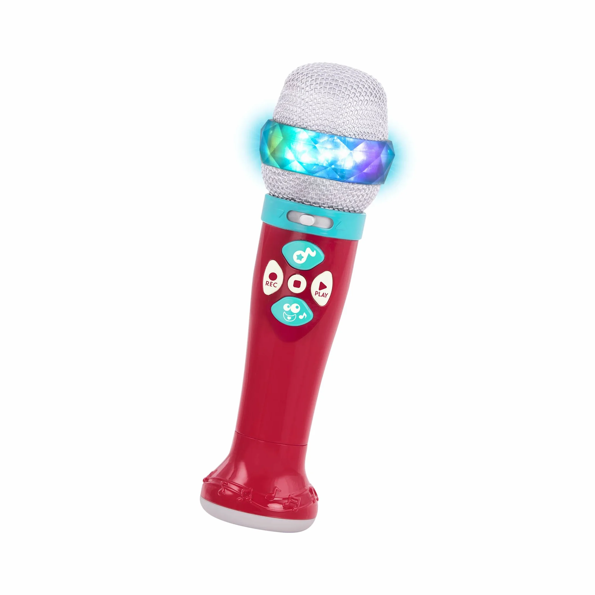 Battat - Microphone pour Spectacle Musical - Micro Karaoké Jouet - Microphone Lumineux et à Changement de Voix - Enregistrement et Lecture - Jouet à Chanter pour Enfants - 3 Ans et +