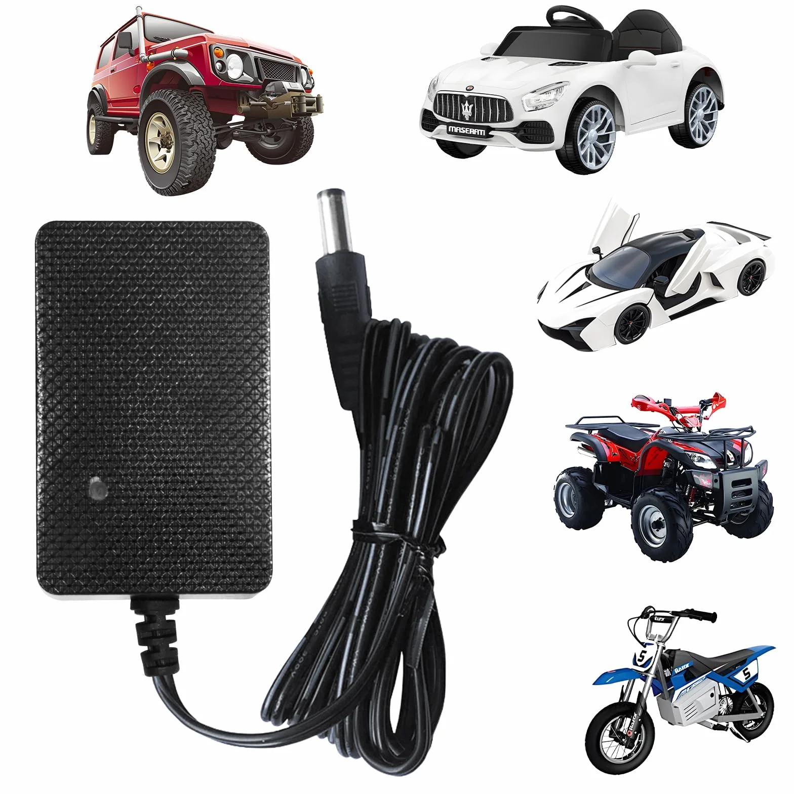 Chargeur 24 V pour enfants, motos électriques et jouets ride-on Kinde