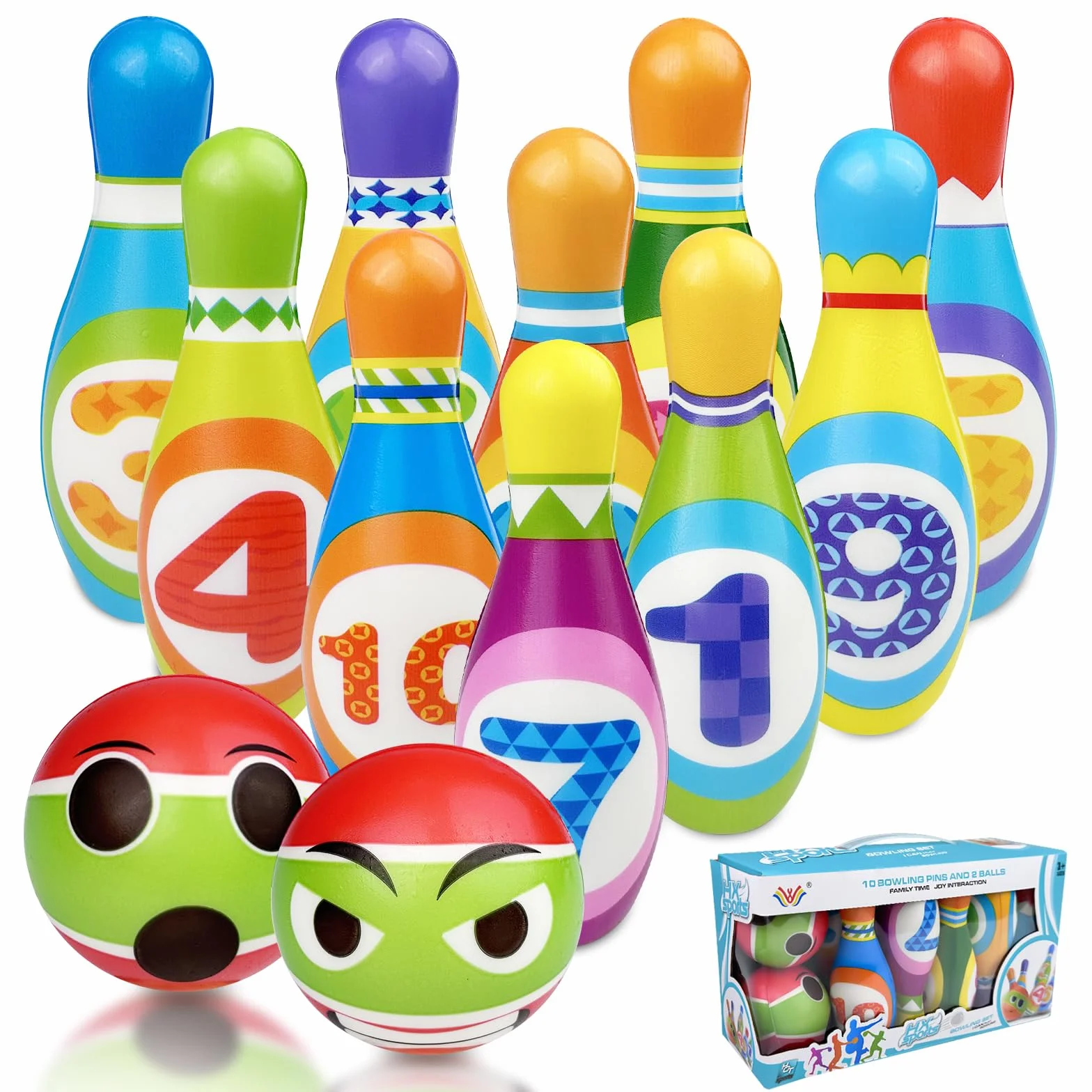 Chiluxendo Bowling Enfant 12Pcs Jeu de Quilles Set Naturel Mini Bureau Jeux Enfants 2 Ans Exterieur Jouet