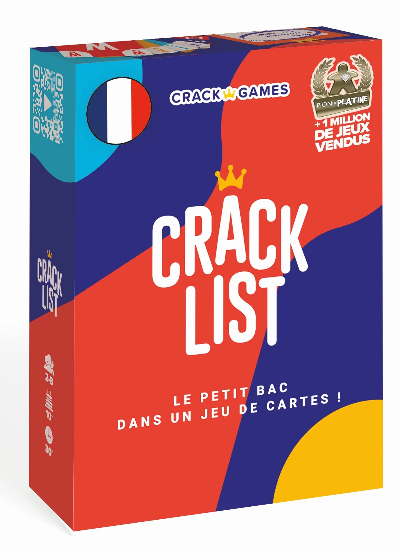 Jeu du Petit Bac - Jeu de Cartes d'Ambiance - Yaqua Studio YAQ001CR - 2 à 8 joueurs - 10 ans et plus - Version française