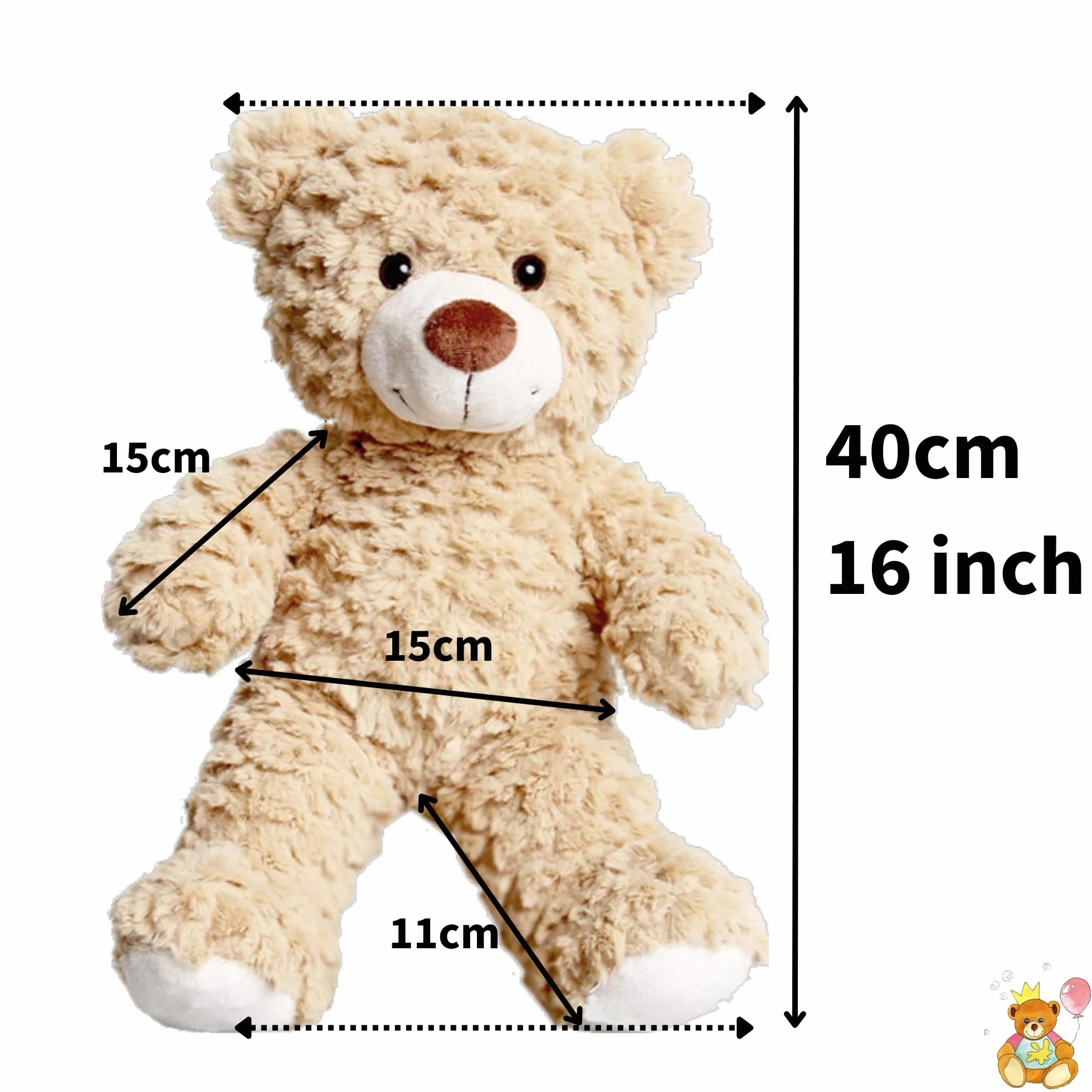 Tenue d'agriculteur - 40cm - Vêtements pour Nounours, Ours en Peluche, Animaux en Peluche - Build a Bear
