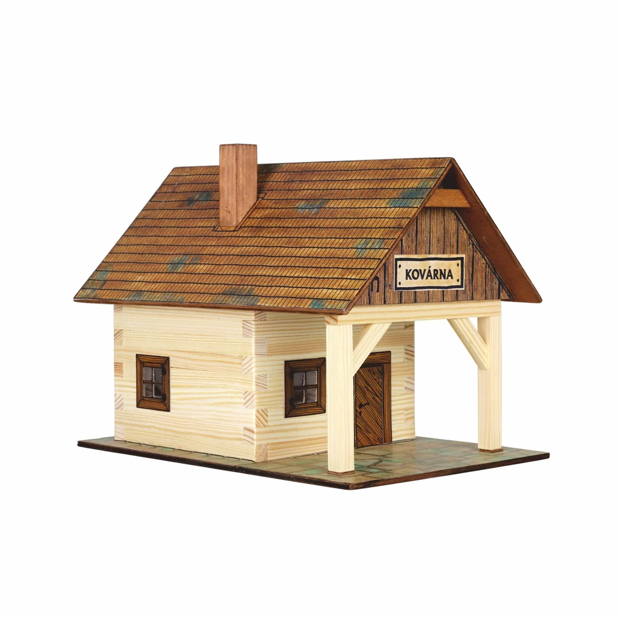 N ° 8 forgé Maison bâtiment Kit de Construction de modèle en Bois, 1 de Connexion LGB 1:32