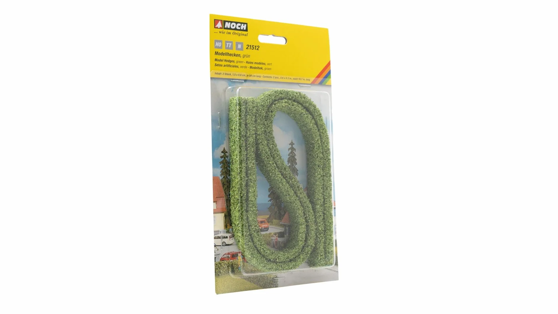 Haies Modèles Vert Clair Élément Décoration Modélisme Ferroviaire 15x8mm Longueur 50cm 2 Pièces