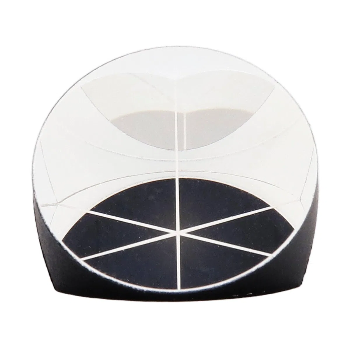 Cumbe Cube Prism Verre optique revêtu Polie haute précision 25,4 mm Rétroréflecteur Trièdre pour diverses applications