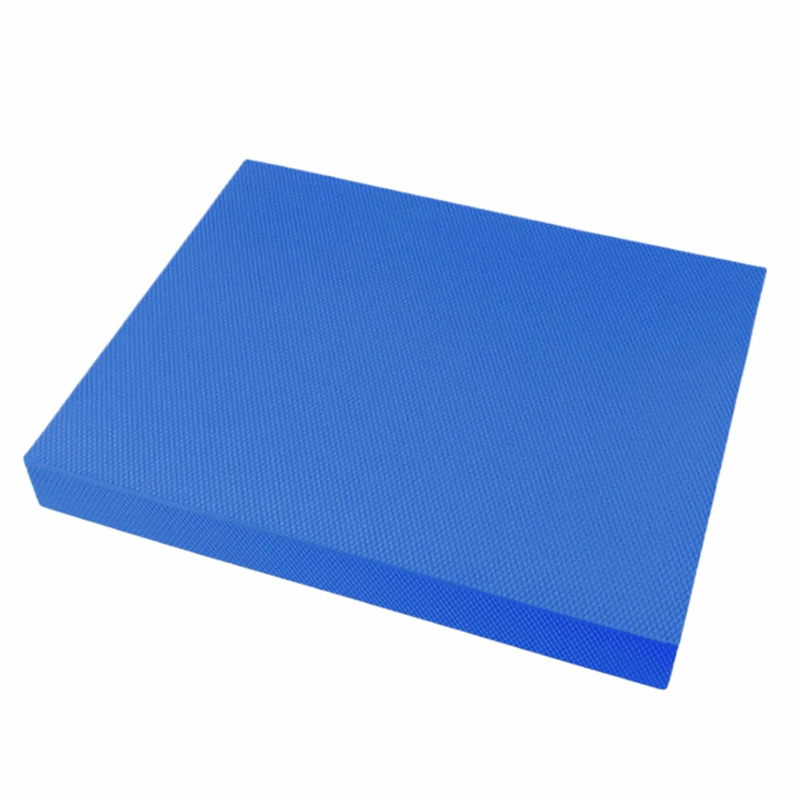Tapis d'équilibre coussin de stabilité 40 x 33 x 5 cm mousse antidérapante bleu