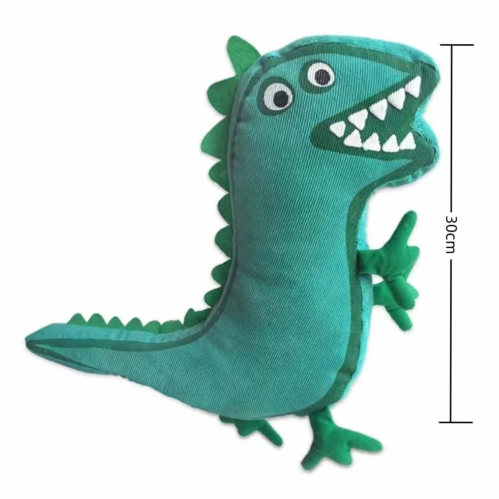 Oreiller Dinosaure 30cm Doux en Peluche Cadeau Anniversaire Enfants