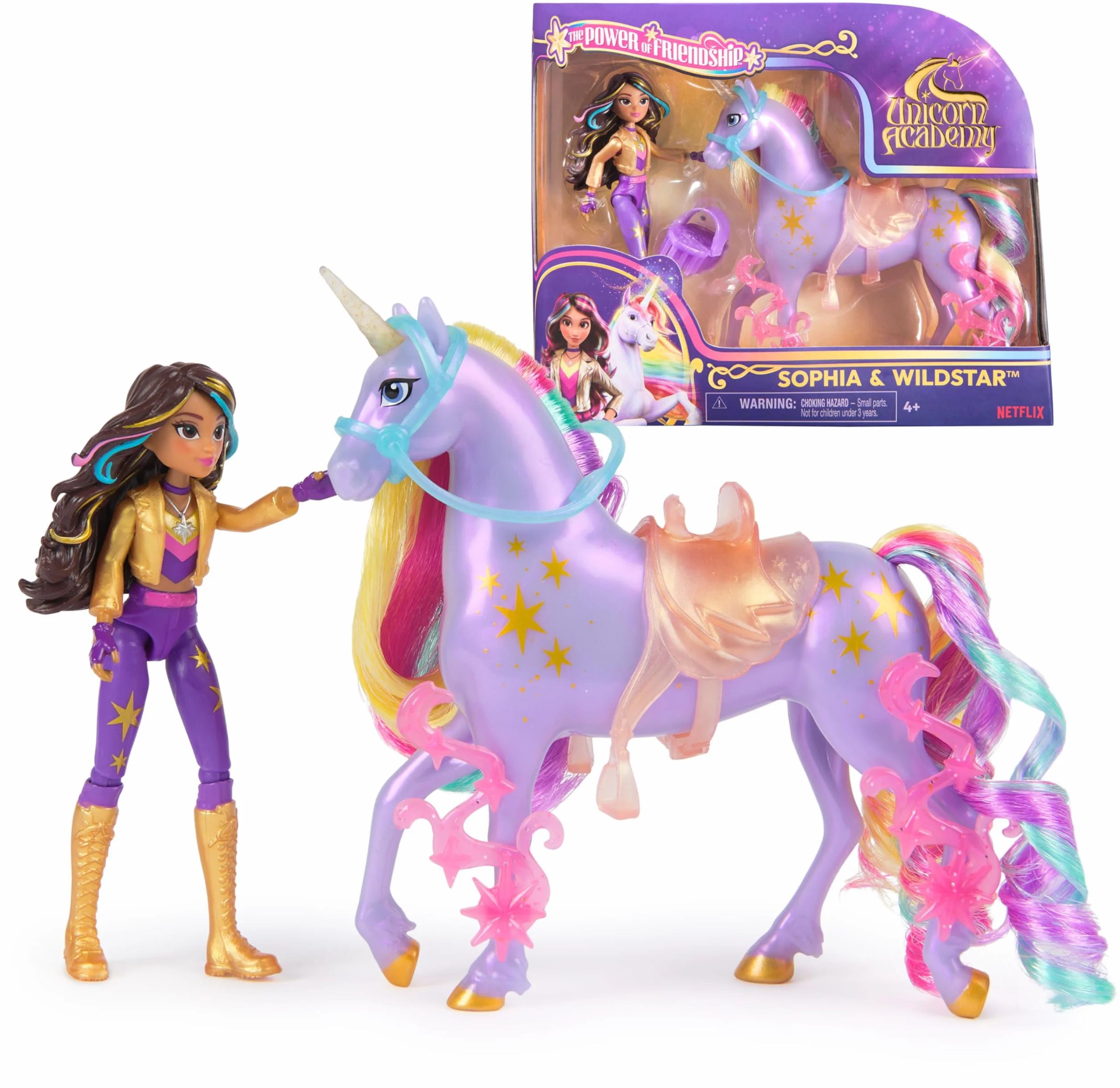 Unicorn Academy L'Ecole des Licornes Licorne Wildstar Poupée Sophia Jouet Enfant 4 Ans