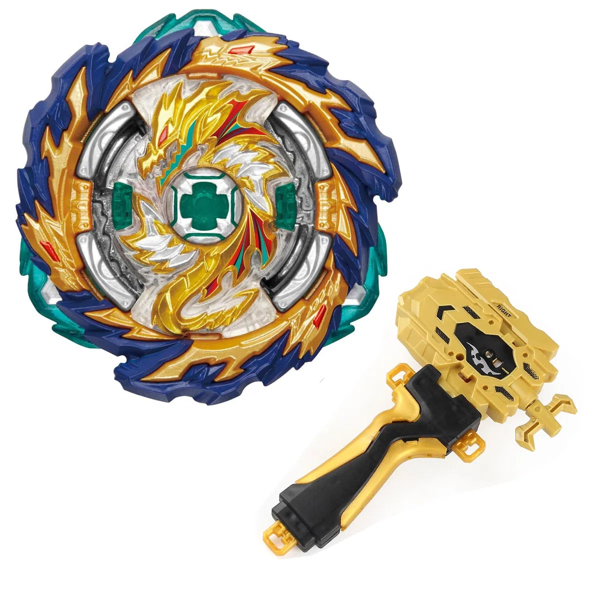 Gyros Toupies, Quadrive Metal Fusion avec Lanceur Starter Gyros de Combat Jouet Set B-167