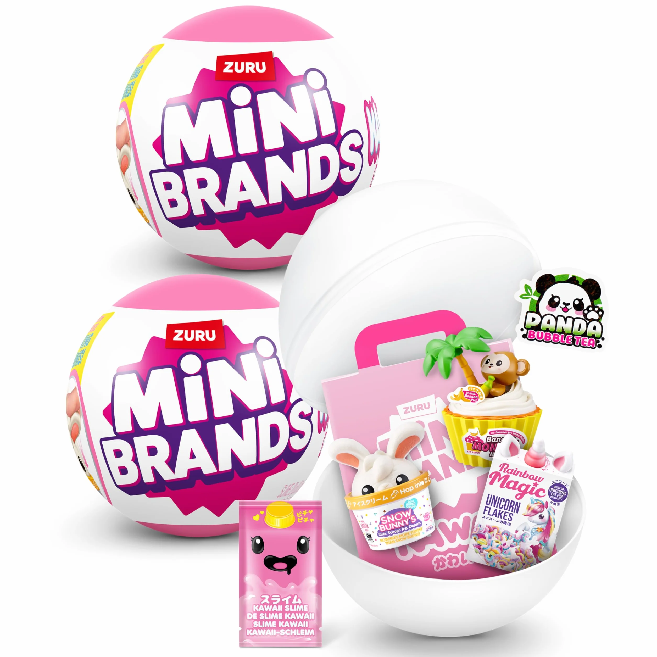 Mini Brands Capsule Kawaii de ZURU Surprises à Collectionner 2 Capsules