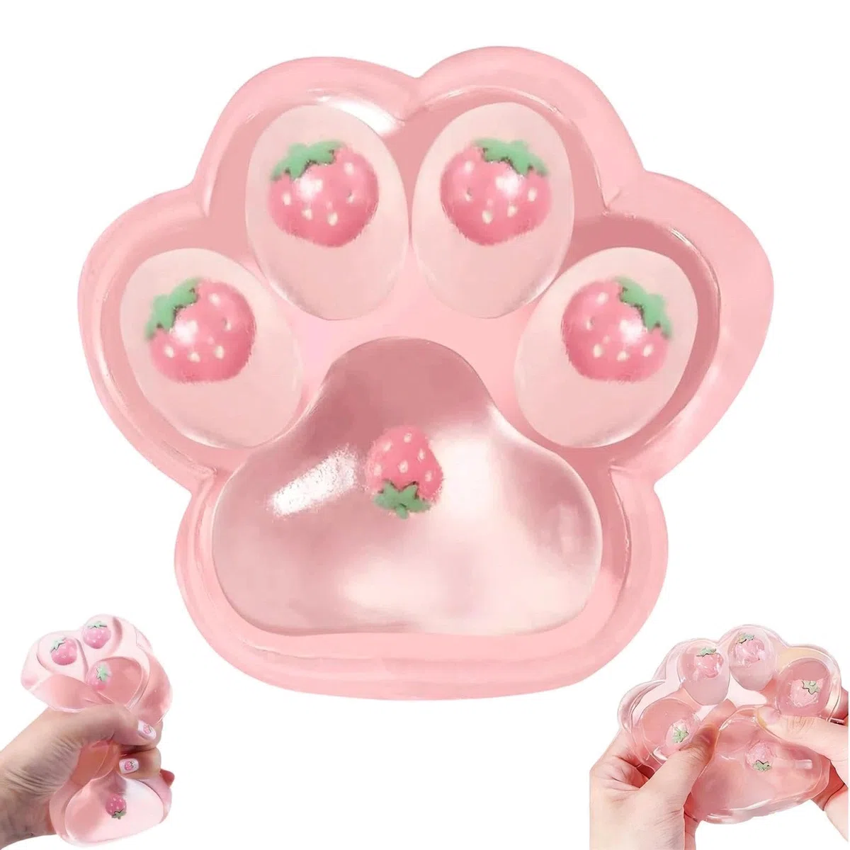JSTHHTT Squishy Patte De Chat Géant Sensorielle, À Presser en Forme De Pattes Chat, Anti-Stress pour Adultes